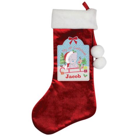 Personalised Tiny Tatty Teddy My 1st Christmas Luxury Stocking £14.99